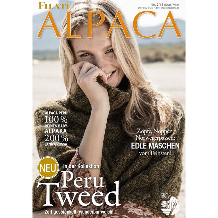 ALPACA No. 2 - Magazine (DE) + Knitting instructions (EN) from Lana Grossa