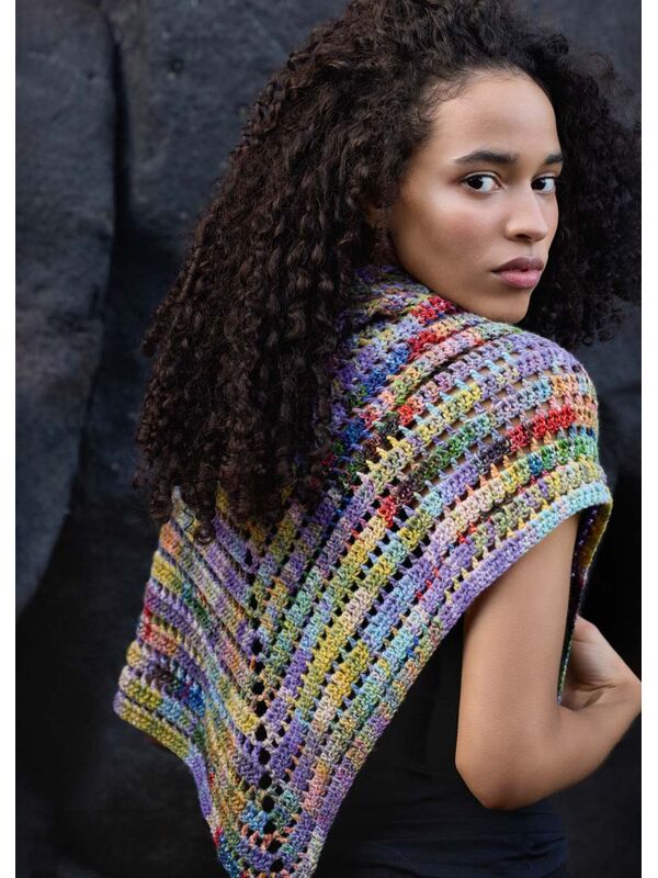 Lana Grossa TRIANGULAR SHAWL Cotonella Multi