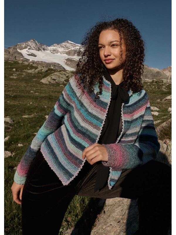 Lana Grossa CROCHET JACKET Gomitolo Fumo