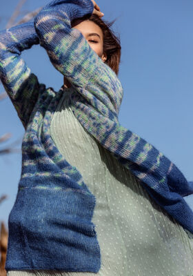 JACKET Silkhair Hand-dyed & Silkhair from Lana Grossa