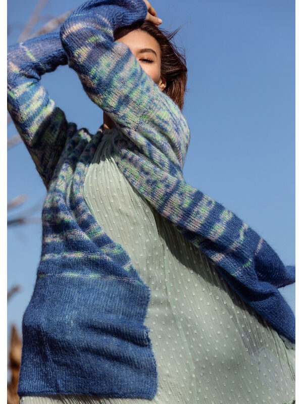Lana Grossa JACKET Silkhair Hand-dyed & Silkhair