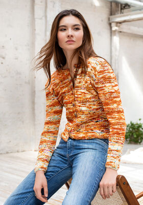 JACKET Cool Wool Hand-dyed from Lana Grossa