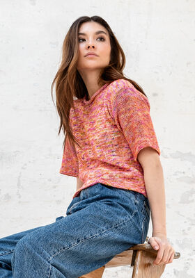 PULLOVER Ecopuno Hand-dyed from Lana Grossa