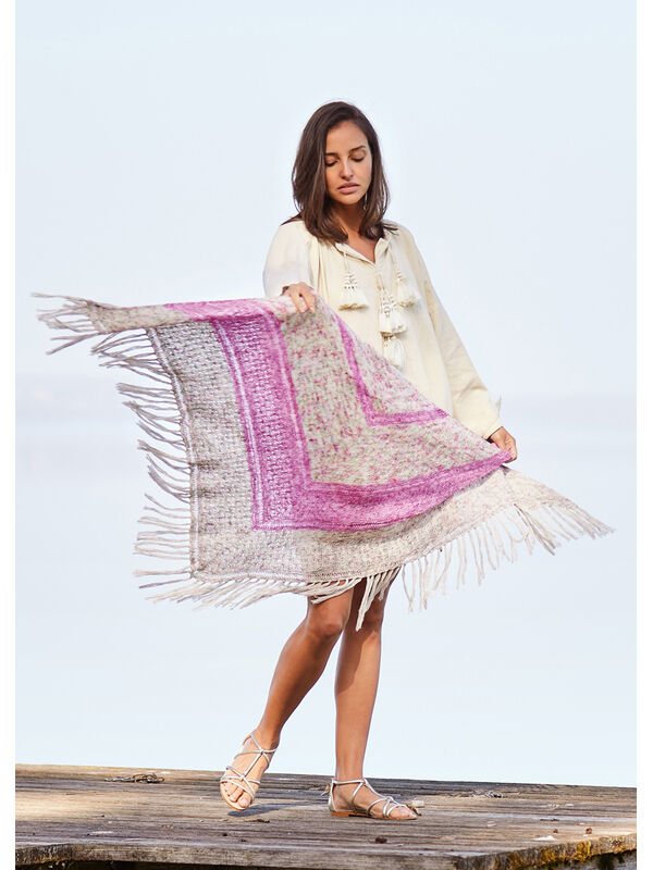 Lana Grossa SHAWL Allora Hand-dyed