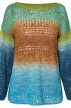 Lana Grossa CROCHET PULLOVER Cool Wool Lace Hand-dyed
