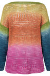 Lana Grossa CROCHET PULLOVER Cool Wool Lace Hand-dyed