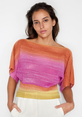 PULLOVER Cool Wool Lace Hand-dyed from Lana Grossa