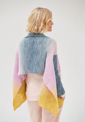 CROCHET JACKET Cool Wool Lace Hand-dyed from Lana Grossa