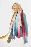 Lana Grossa CROCHET SCARF Cool Wool Lace Hand-dyed