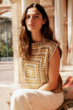 Lana Grossa CROCHET TOP Ecopuno