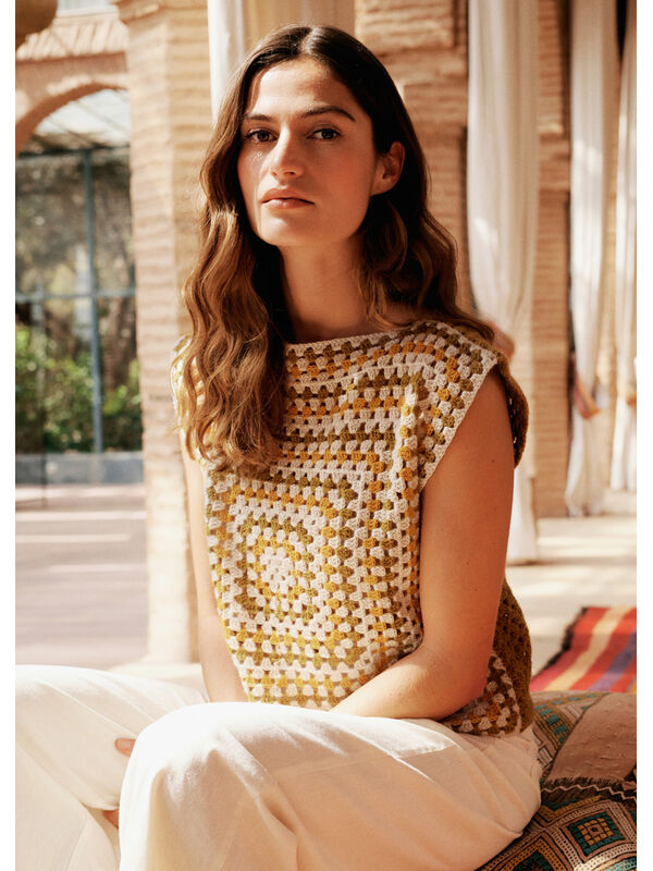 Lana Grossa CROCHET TOP Ecopuno