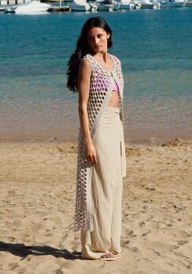 VEST / DRESS Solo Lino from Lana Grossa