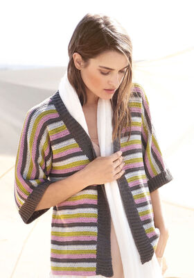 JACKET  Solo Lino from Lana Grossa