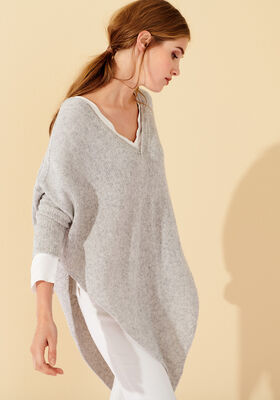 PONCHO PULLOVER Ecopuno from Lana Grossa