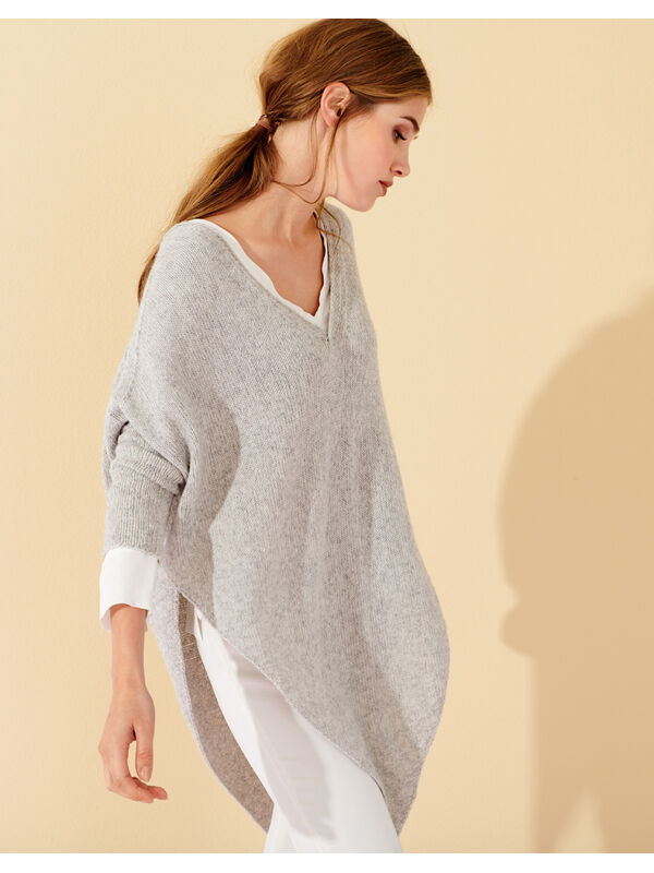 Lana Grossa PONCHO PULLOVER Ecopuno