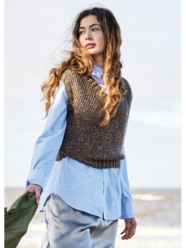 Lana Grossa PULLOVER Cool Merino Print