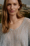 Lana Grossa V-PULLOVER Puno Luce