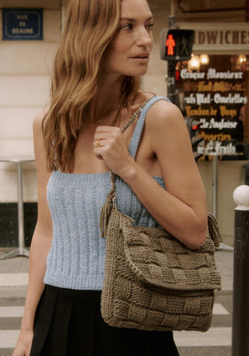 KNITTED BAG The Tube from Lana Grossa