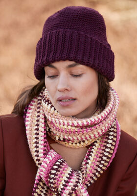 CROCHET HAT Cool Merino from Lana Grossa