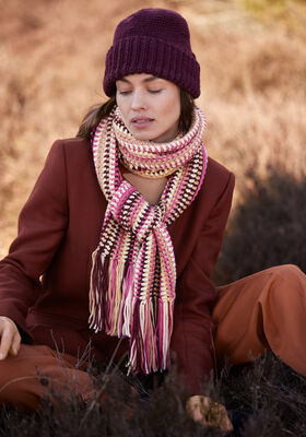 CROCHET SCARF Cool Merino from Lana Grossa
