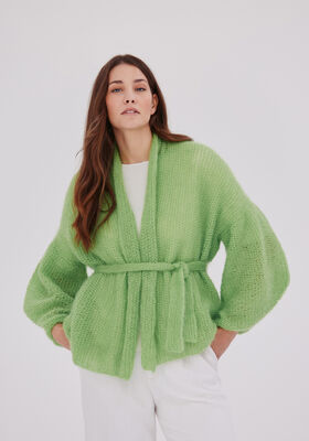 JACKET TOPDOWN Silkhair from Lana Grossa