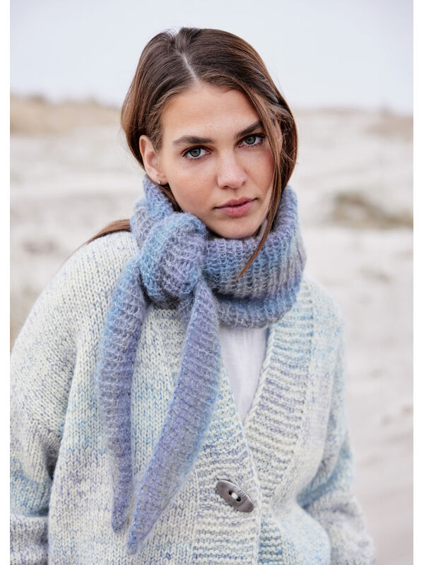 Lana Grossa TRIANGULAR SHAWL Silkhair Print