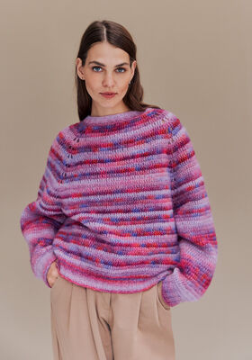PULLOVER TOPDOWN Picasso from Lana Grossa