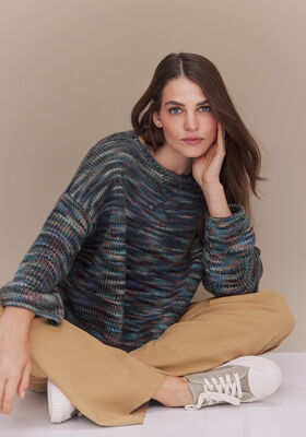 PULLOVER Cool Merino Big Color from Lana Grossa