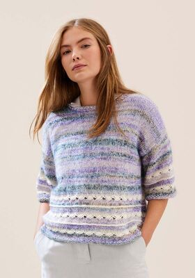 PULLOVER Ecopuno, Cottonhair & Summer Softness from Lana Grossa