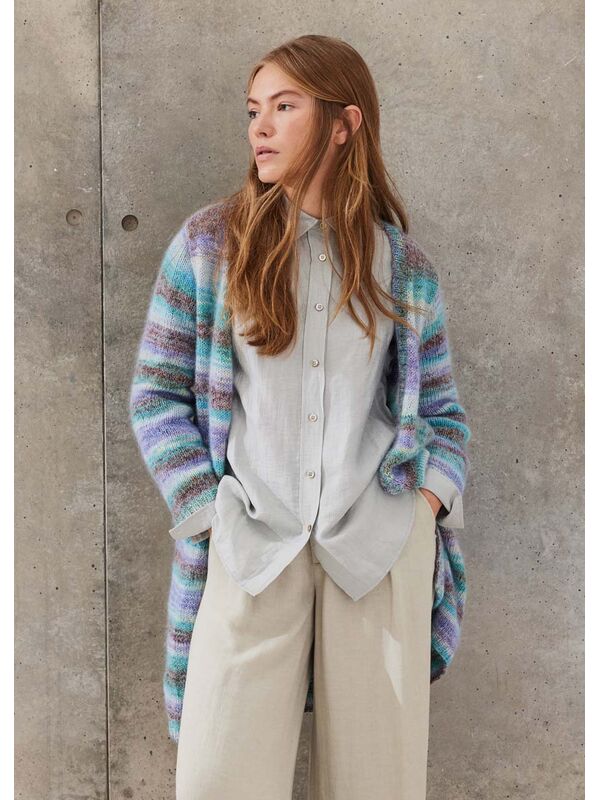 Lana Grossa LONG JACKE Gianna &  Silkhair