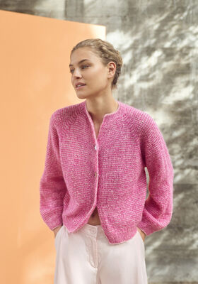 STRIPED JACKET SETASURI from Lana Grossa