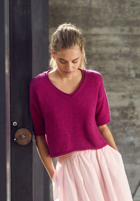 V-SHIRT Summer Softness from Lana Grossa