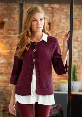 CROPPED JACKET Bingo from Lana Grossa