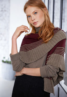 SHAWL Cool Wool Big Melange from Lana Grossa