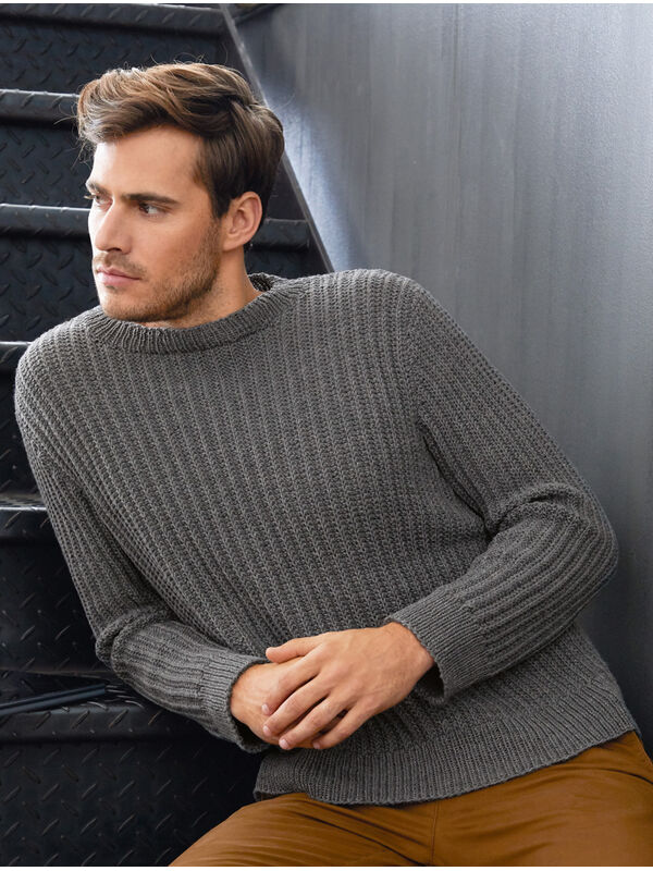 Lana Grossa MEN'S PULLOVER Cool Wool