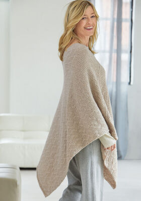 PONCHO Merino Uno from Lana Grossa