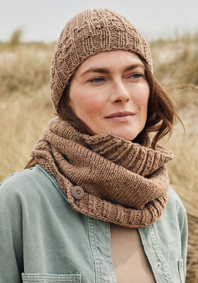 COWL Landlust Soft Tweed 180 & Cool Wool Lace from Lana Grossa