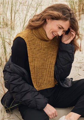 MOCK TURTLENECK Cool Wool Vintage from Lana Grossa