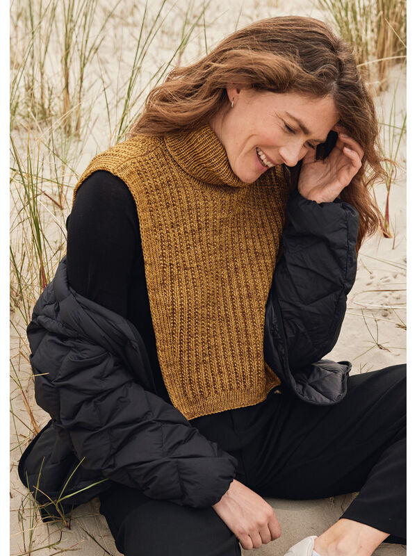 Lana Grossa MOCK TURTLENECK Cool Wool Vintage