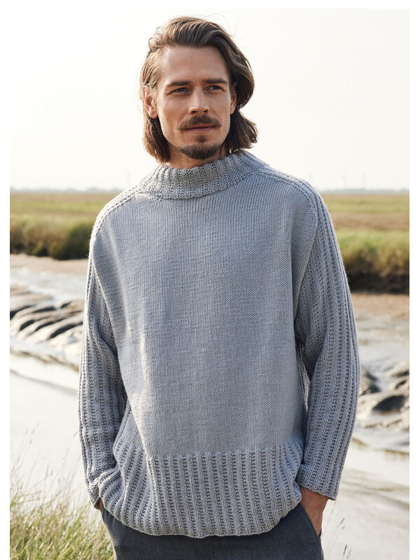 Lana Grossa MEN'S PULLOVER Cool Wool Big