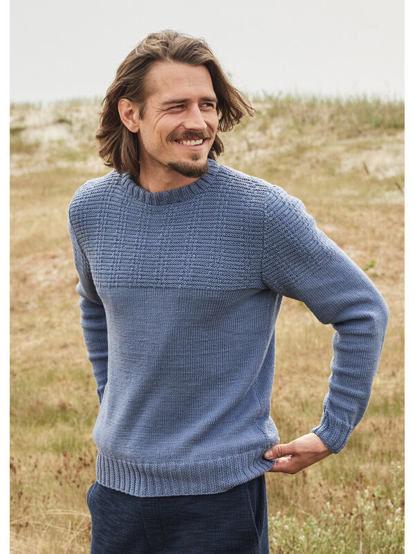 Lana Grossa MEN'S PULLOVER Cool Wool