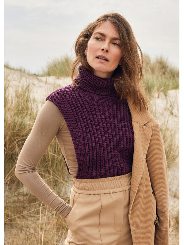 Lana Grossa MOCK TURTLENECK Cool Wool Big
