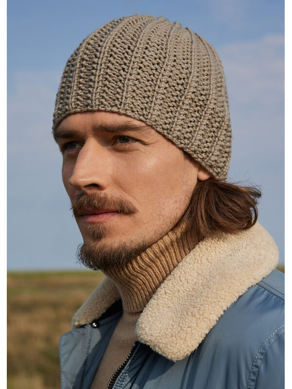 Lana Grossa MEN'S HAT Bingo