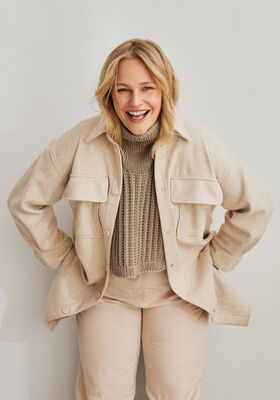 MOCK TURTLENECK Bingo from Lana Grossa