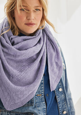TRIANGULAR SHAWL Cool Wool Lace from Lana Grossa