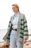 Lana Grossa STRIPED TOP DOWN JACKET Vintage Superchunky