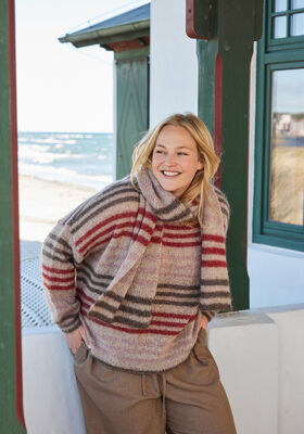 OVERSIZED PULLOVER Cool Wool Lace & Silkhair from Lana Grossa
