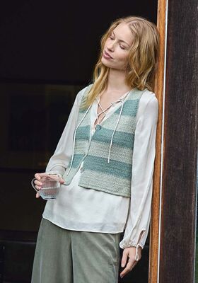 VEST Solo Lino from Lana Grossa