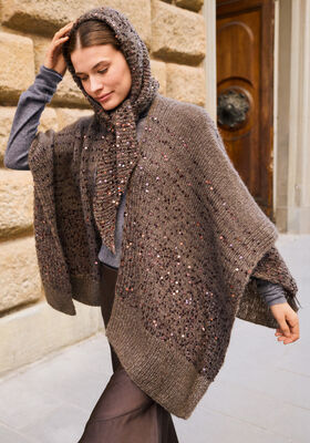 PONCHO Superkid Seta & Cosmo from Lana Grossa