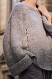 Lana Grossa PULLOVER Nebbia & Superkid Seta